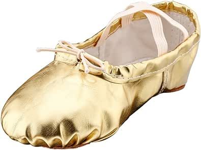 MSMAX Ballet Shoes for Girls Toddler Boys Split Sole Dance Slipper for Toddler/Little Kid/Big Kid