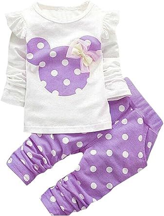 Baby Girl Clothes Infant Outfits Set 2 Pieces Long Sleeved Tops + Pants