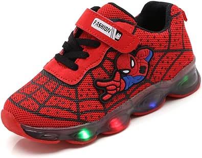 Kiue Ziry Toddler Light Up Shoes Lightweight Mesh Led Flash Walking Shoes for Boys Girls Best Gift for Christmas Birthday