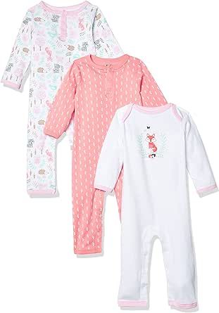 Hudson Baby baby girls Cotton Coverall, Woodland Fox, 3-6 Months US
