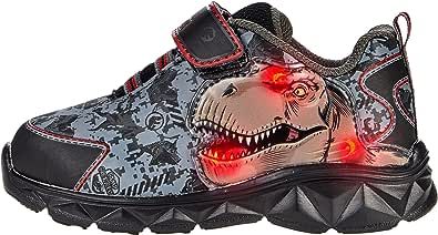 Jurassic World Child Dinosaur T-Rex Lighted Athletic Sneaker Shoe (Toddler/Little Kid)