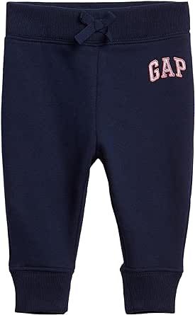 GAP Baby Girls' Logo Pull-on Jogger Sweatpants