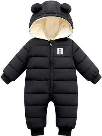Fumdonnie Cute Baby Boys Snowsuit New Born baby girls Winter Coat Toddler Clothes