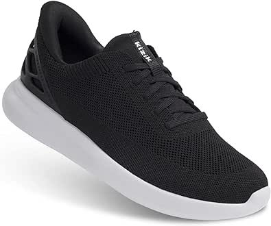 Kizik Kids Athens Comfortable Breathable Knit Slip On Sneakers - Easy Slip-Ons | Walking Shoes for Children and Kids | Girls and Boys Stylish, Convenient and Orthopedic Shoes for Athleisure