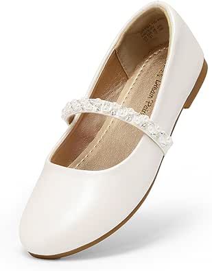 DREAM PAIRS Girls Toddler/Little Kid/Big Kid Serena-100 Mary Jane Ballerina Flat Shoes