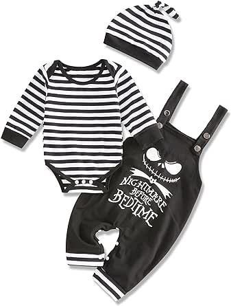 Rutoe Baby Boy Halloween Outfit Infant Romper Halloween Clothes My First Halloween Baby Boy Outfit